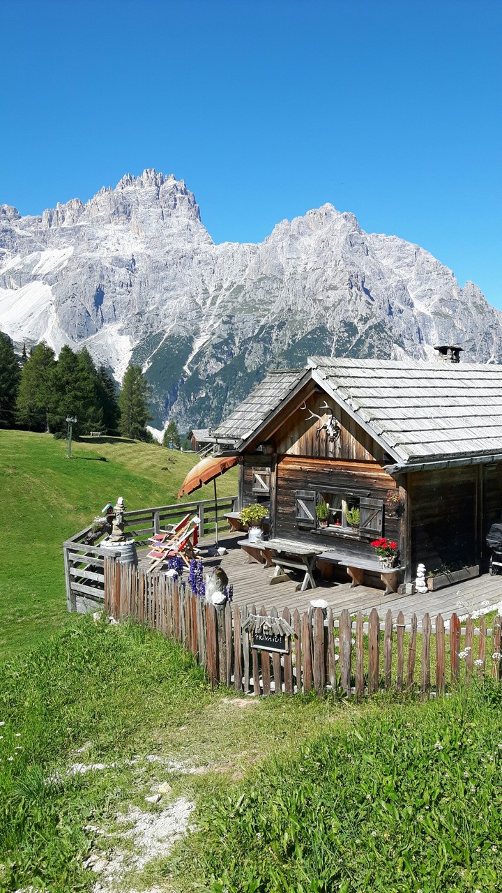 baita in montagna
