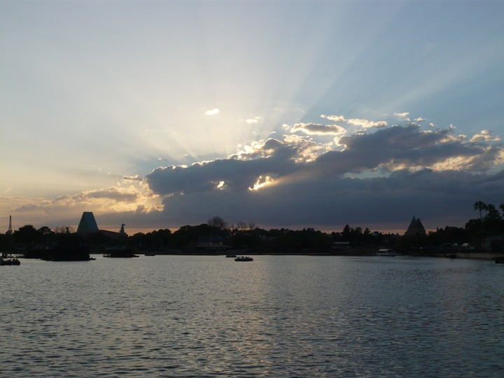 Sunset Through the Clouds