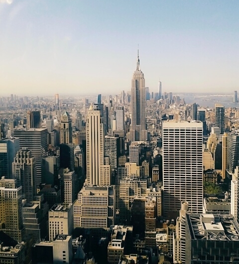 skyscrapers of Manhattan
