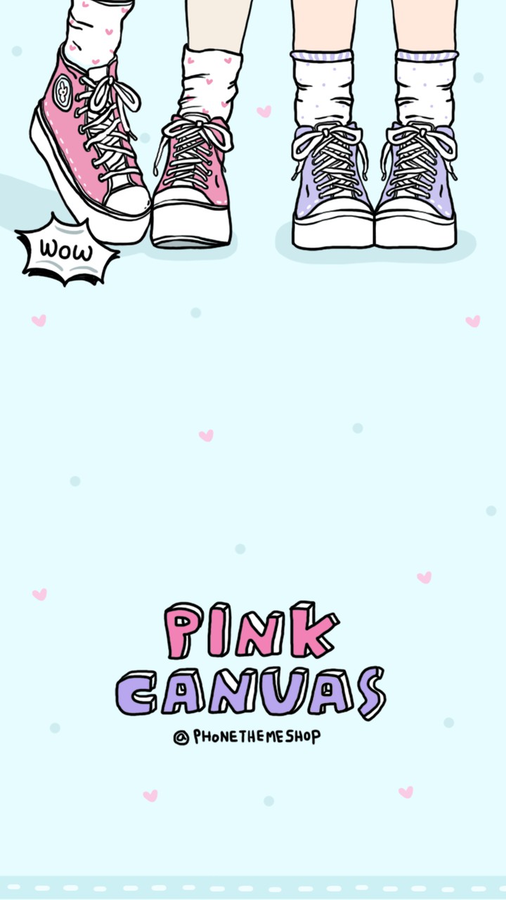 Pink canvas
