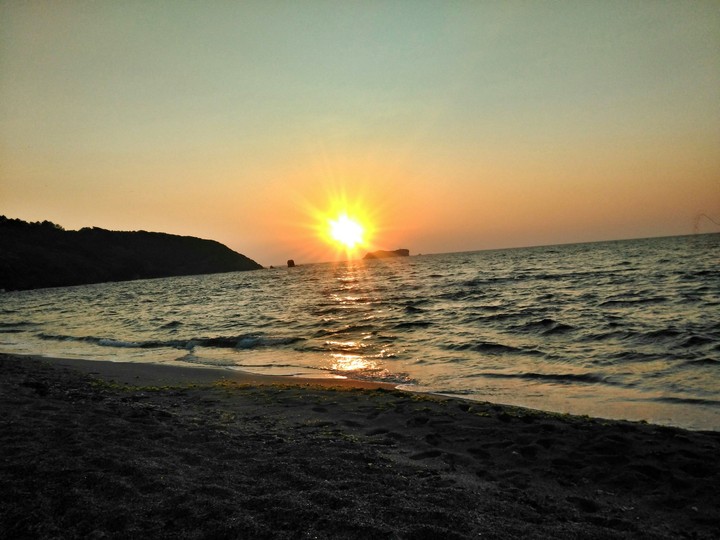 before sunset