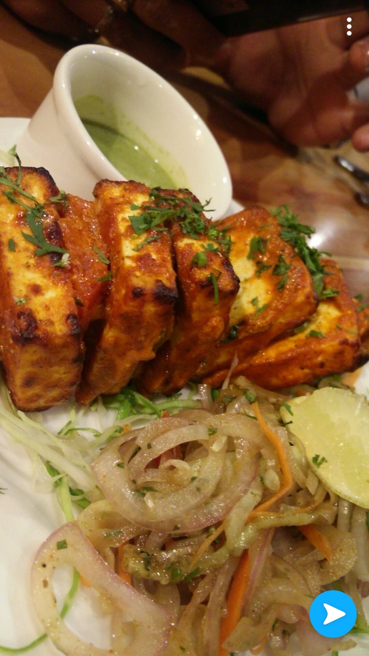 Panner tikka kebab