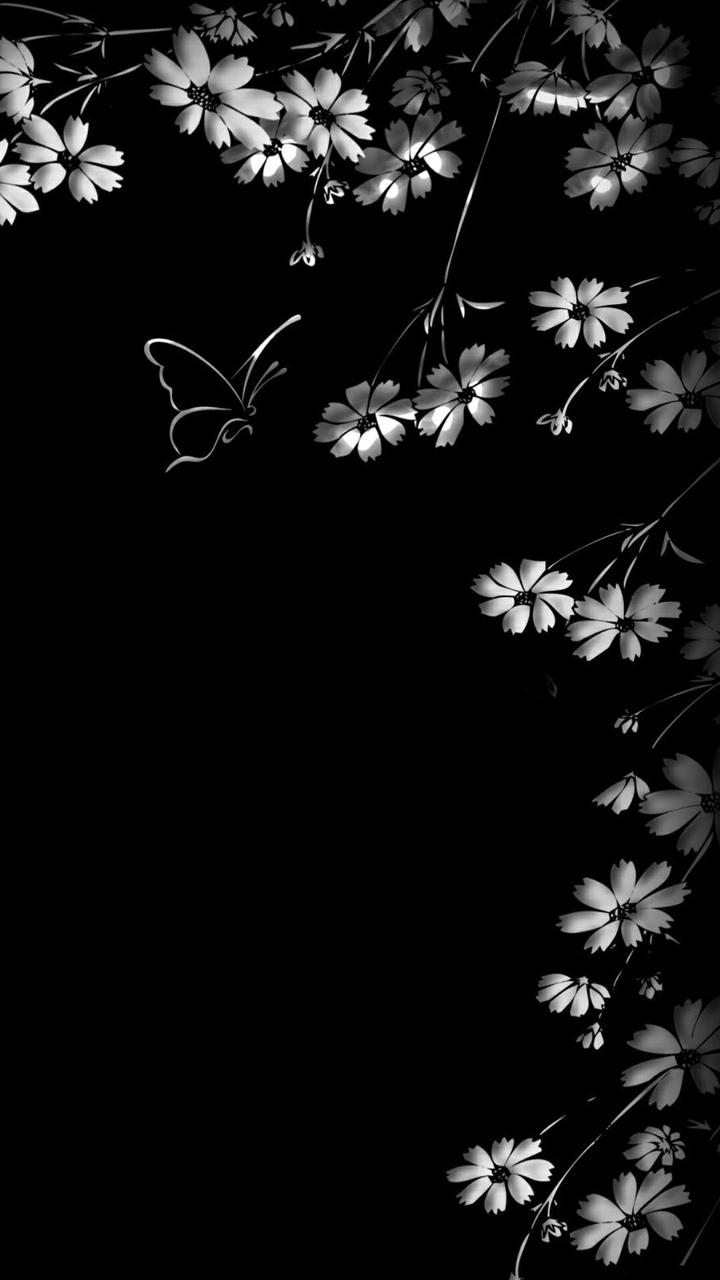 Black and white