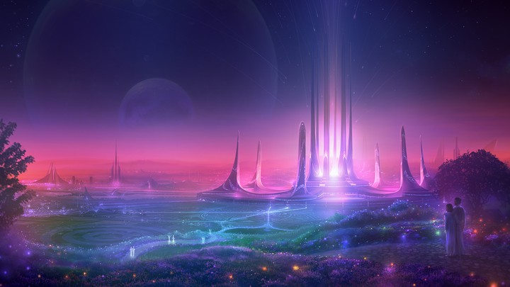 sci fi city