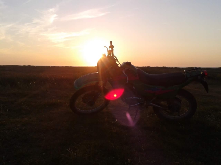 sunset at ameland