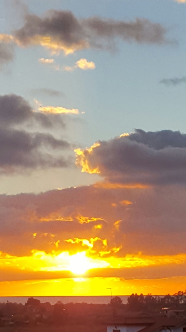 Sun going down