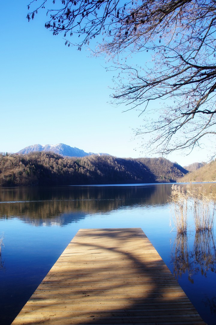 calm lake Levico