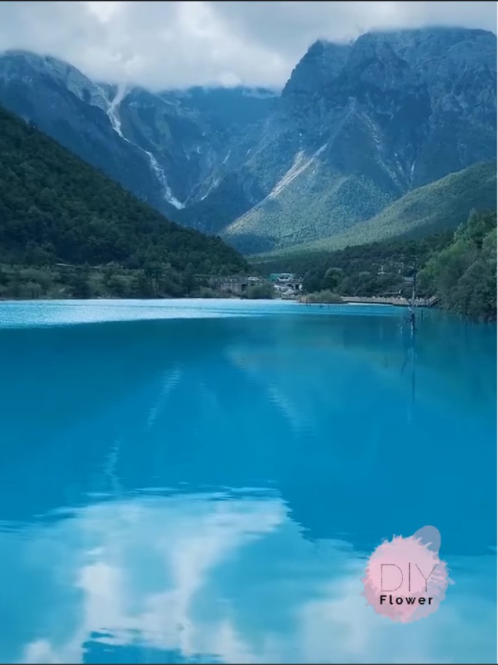 Blu waterfall