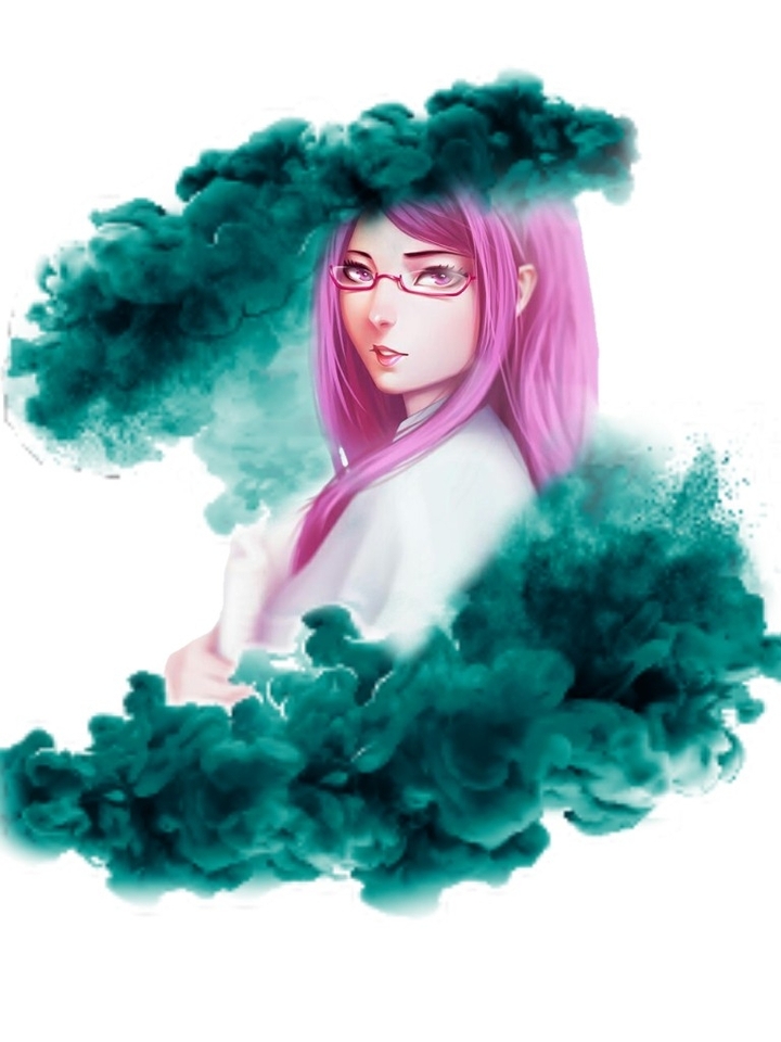 Anime Smoke Art