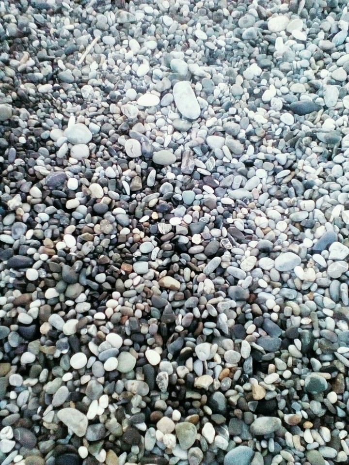 Stones on the sea