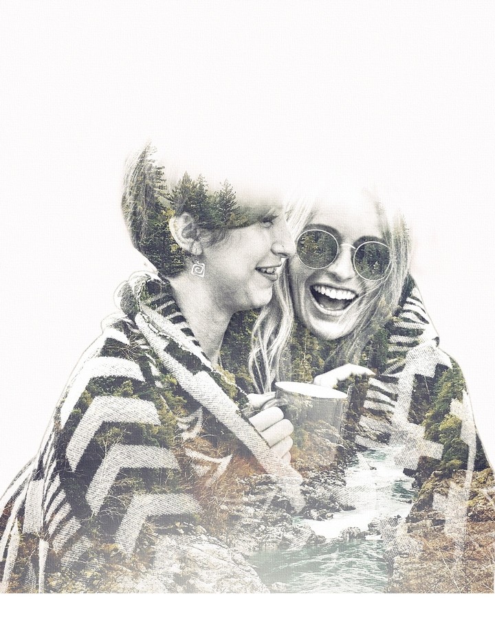 Double Exposure || Original Pict : pexels.com