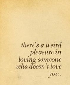 one sided love