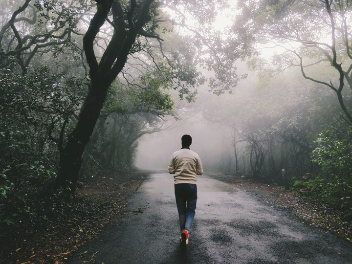 walk on lonely road