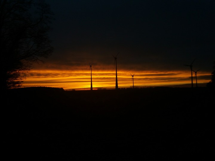 Orange sun