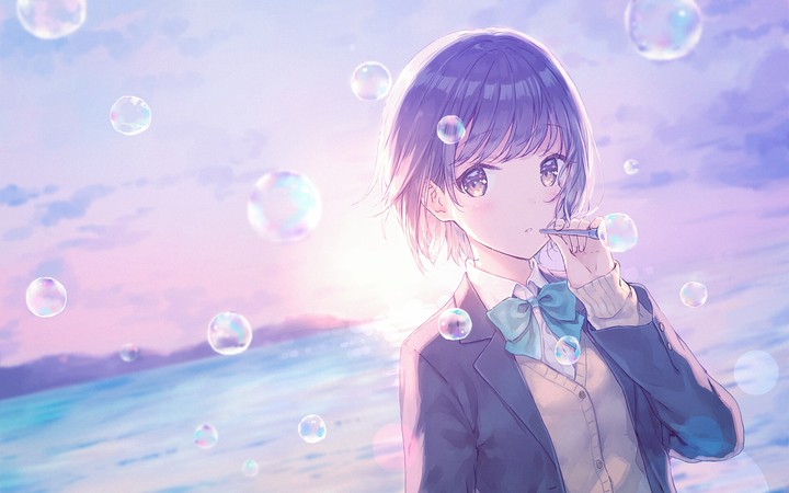 Bubble At The Beach