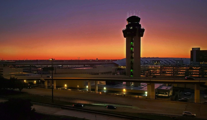 Airport Sunset