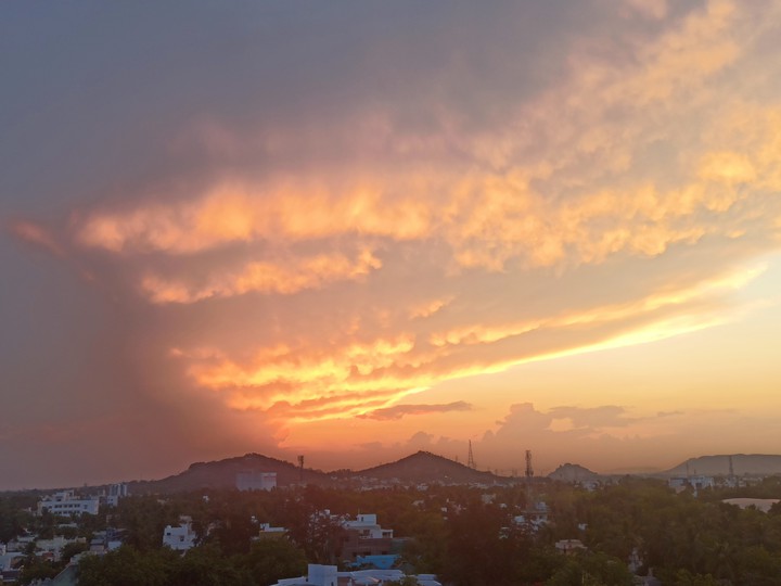 Sunset in Madurai,Tamilnadu