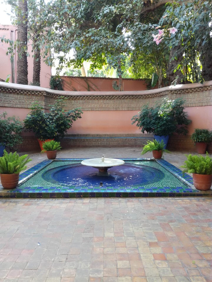 The Blue in the center of Marrakech