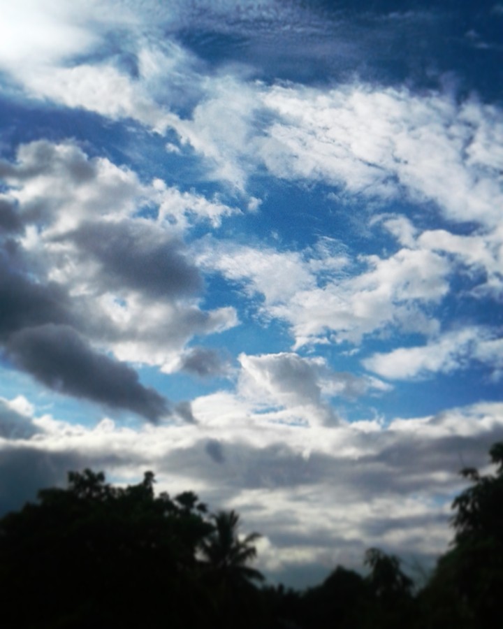 Sky with clouds