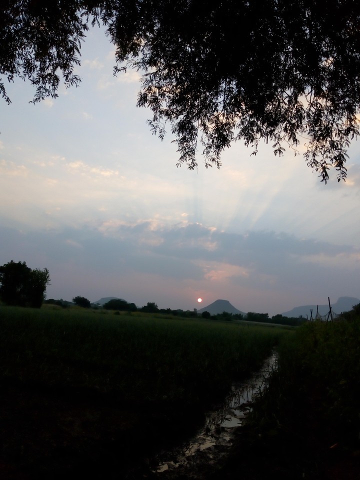 Sunset...