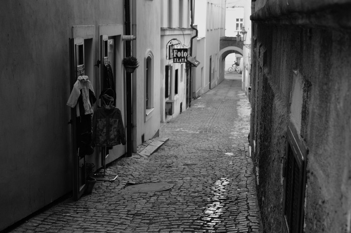 Between houses