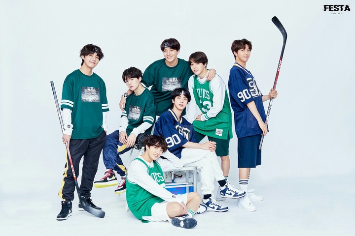 방탄소년단 5주년 기념 가족사진✌