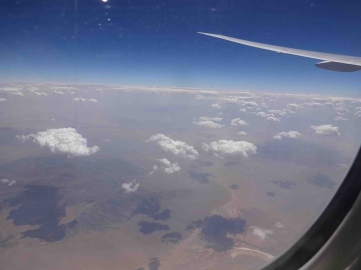 Above Iran at 36,000 Feet!