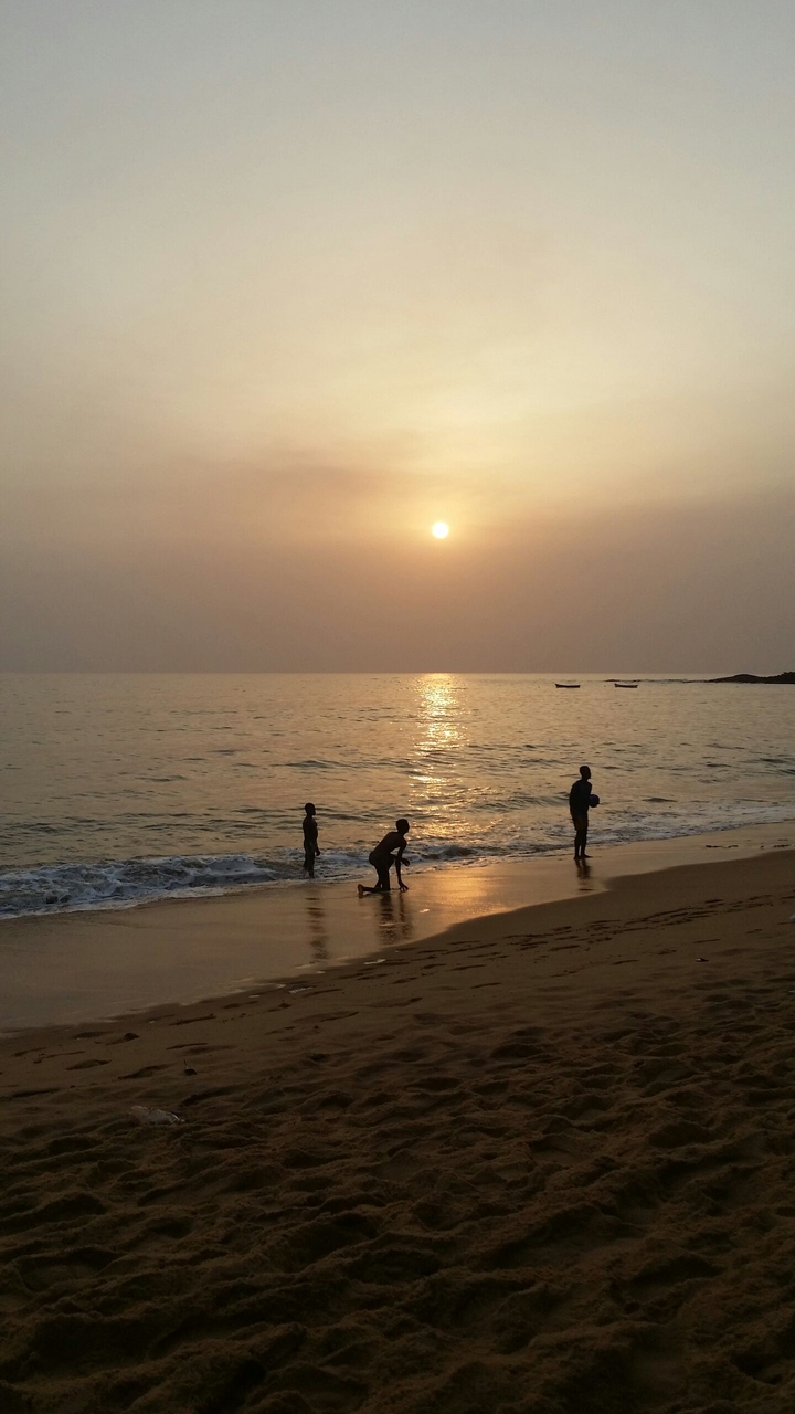 The beach