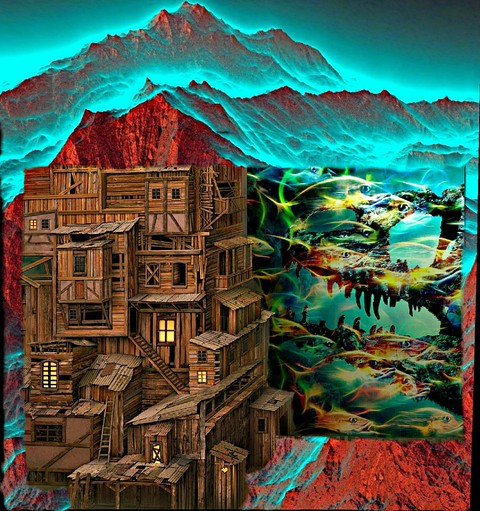old West and the dinosaur