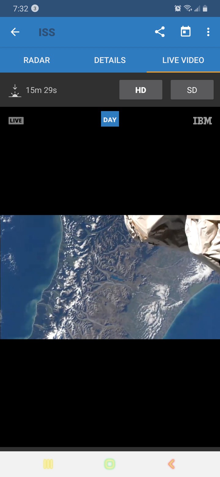 Spacestation over New Zealand