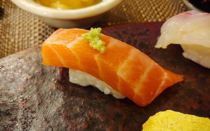 salmon sushi