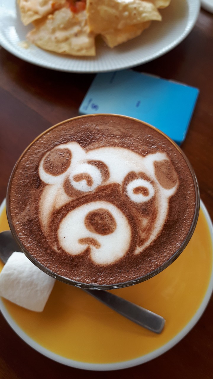 a cup of bear