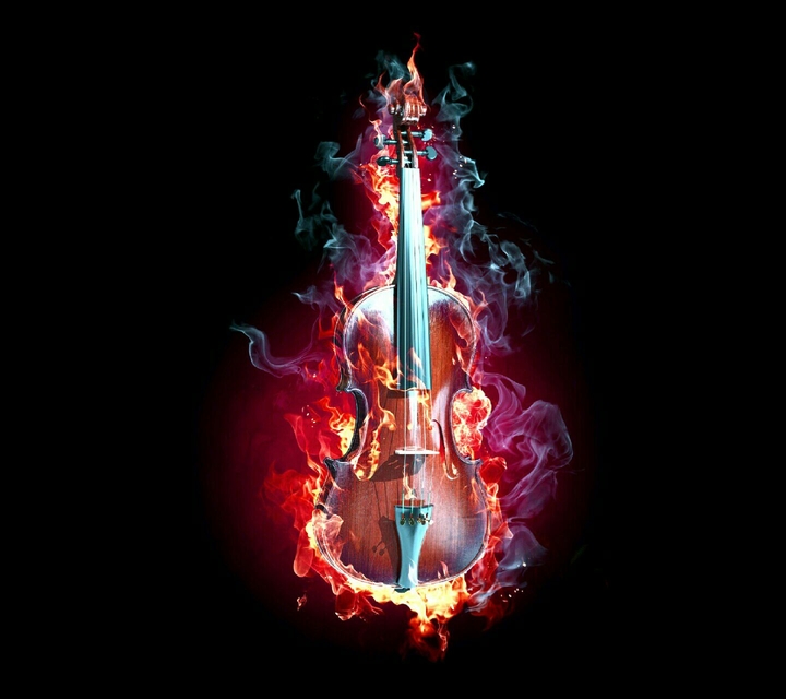 music on fire