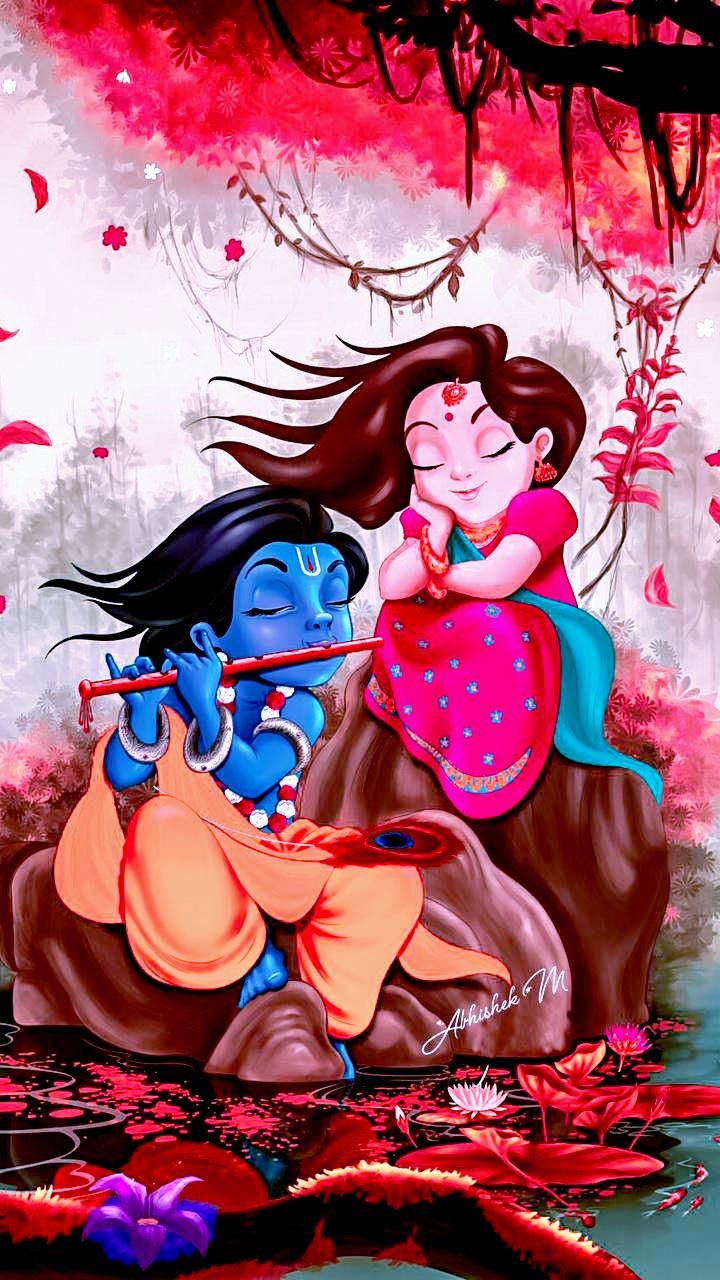 Radha and Krishna