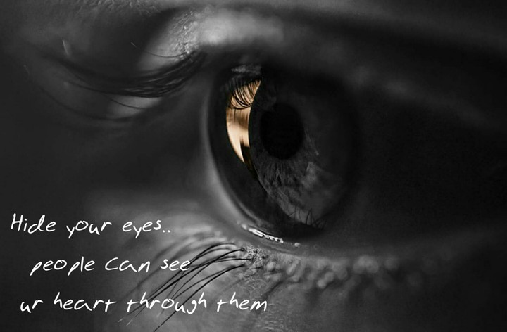 hide your eyes