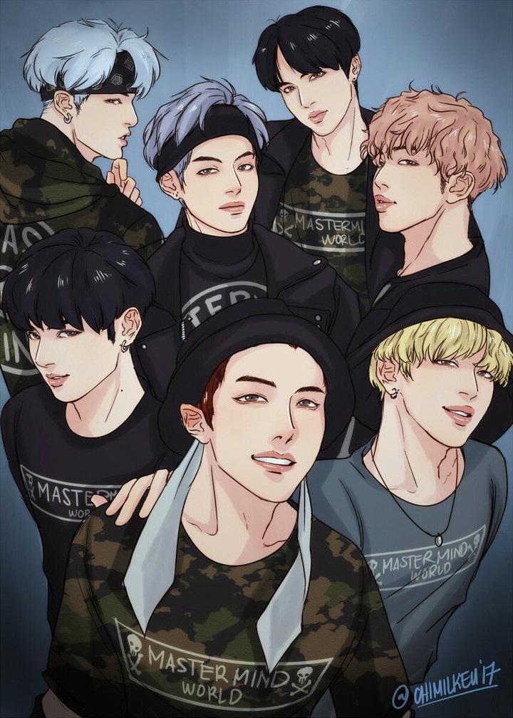 BTS anime version