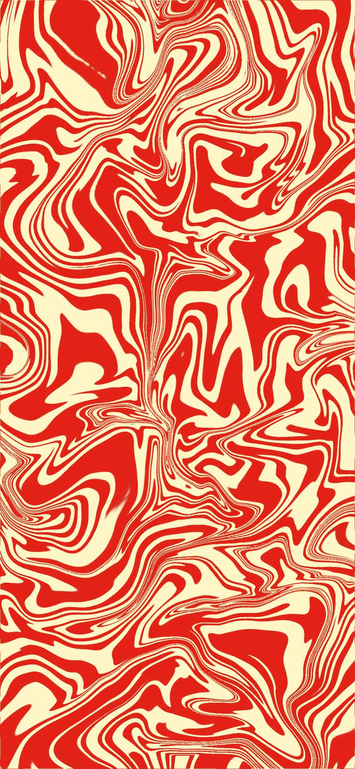 red liquefied marble