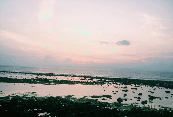 At the beach