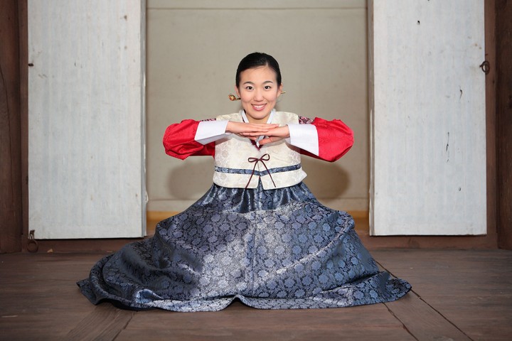Couple in Korean Dress II