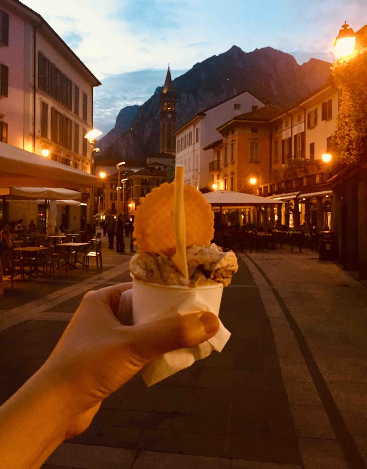 With icecream