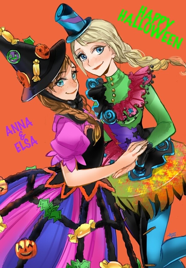 Anna & Elsa frozen
