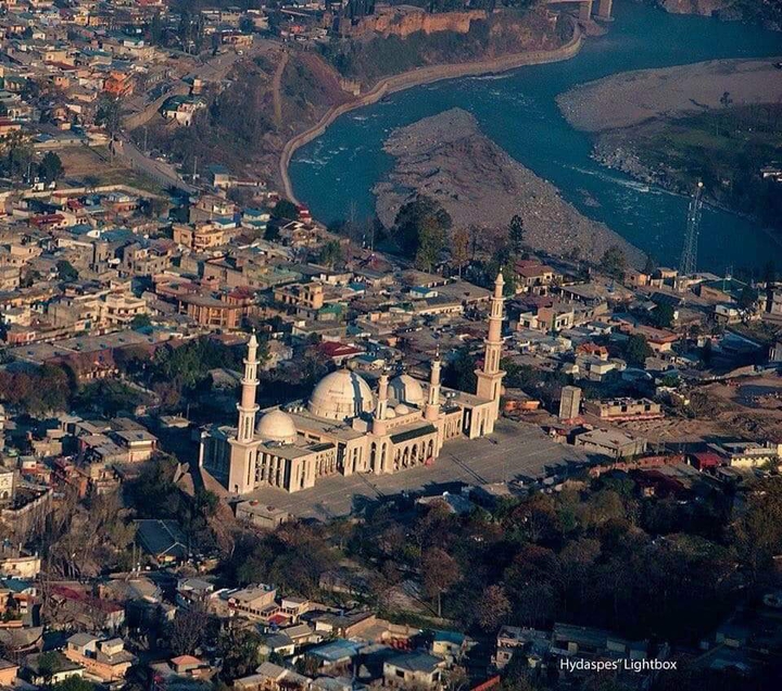 The Grand Mosque of Muzzafarabad Pakistan Occupied Kashmir ❤