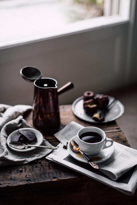 Good morning. Coffee.