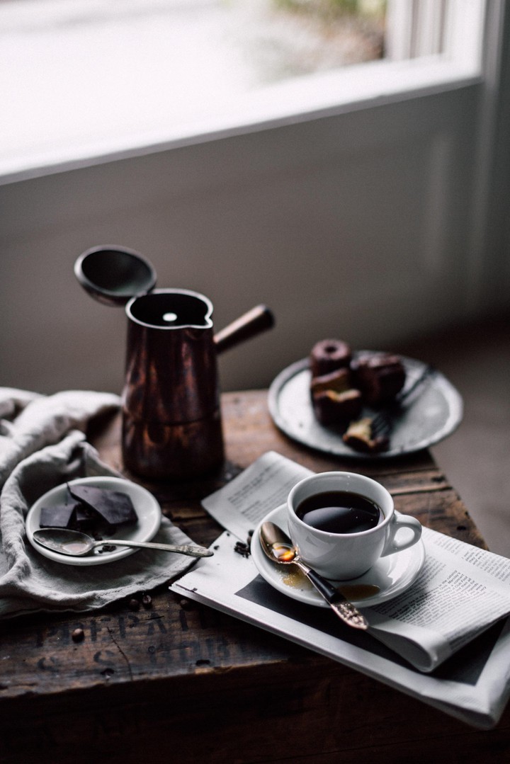 Good morning. Coffee.