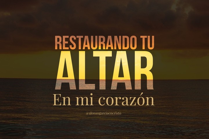 Restaurando tu Altar. 16x9