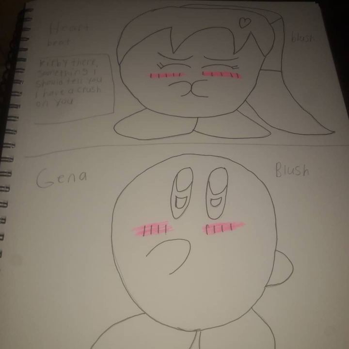 Gena she about to tell Kirby her feelings