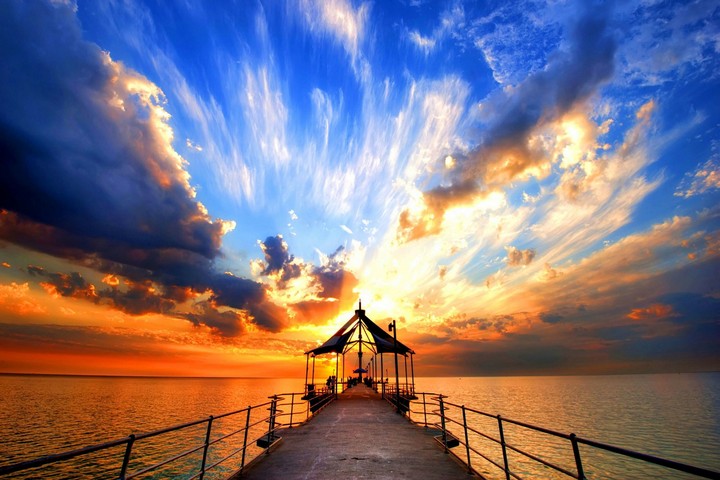 Sunset on the Pier