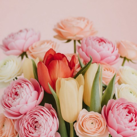 tapety pink, floristry