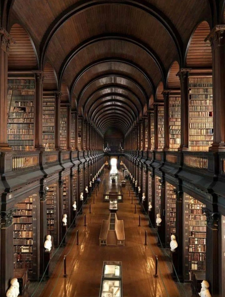 Biblioteca del Trinity College, Dublino, Irlanda.