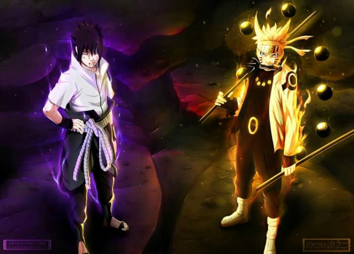 Naruto Uzumaki e Sasuke uchiha